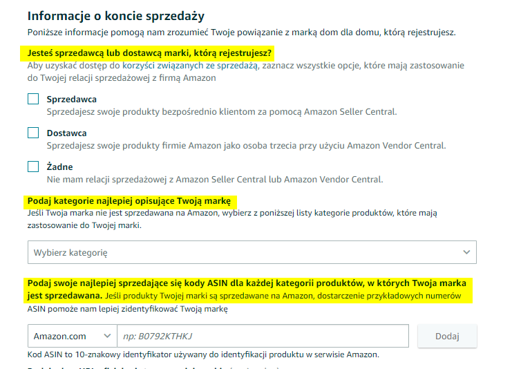 Brand Registry na Amazon