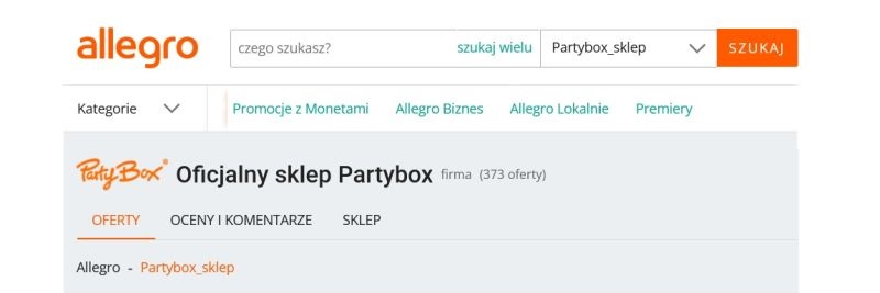 Rejestracja marki na Allegro