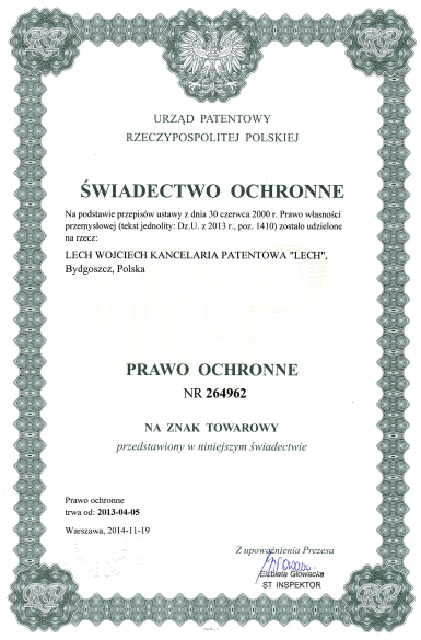 Świadectwo ochronne